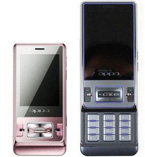 OPPO A201 Dual-Band 2MP Silder GSM Music Unlocked Cell Phone----Pink,Blue