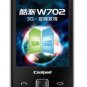 Unlocked Coolpad W702 Dual-SIM 3G Cell Phone---Black