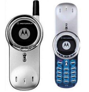 Unlocked Motorola V70 Clic Antique Mobile Phone Blue Red Unlocked Motorola V70 Clic Antique
