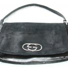 Authentic Black "GG" Gucci Handbag