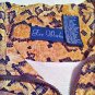 Vintage Jacket Abstract Leopard Print Women's XL Lined Windbreaker Full Zip