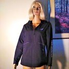 New Balance Jacket Women's Size Medium Lightweight Black Hood Athletic