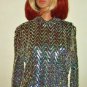 Dress Long Formal Size M Vintage Sequin Long Sleeves Rare Holiday Party Time