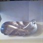 Vintage Serving Tray Scroll Handle Floral Design