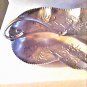 Vintage Serving Tray Scroll Handle Floral Design