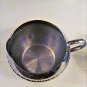 Vintage Set Small Chrome Creamer & Sugar Bowl With Lid Adorable!