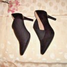 Andrew Geller Shoe/Booties Size 9 M Black Faux Suede 3" Heels NWOT
