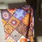 Flannel Shirt With Wild Patchwork Tapestry OS Upcycled 58" x 25" 1 of a Kind Top