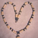 BONE & WOOD MONKEY NECKLACE Item 1957