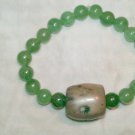 LAVENDER/GREEN CORAL/AGATE BRACELET Item #243