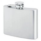 Maxam® 4oz Stainless Steel Hip Flask with Screw Down Cap
