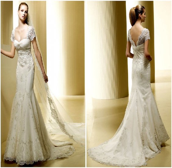 MerMaid short tail wedding dress