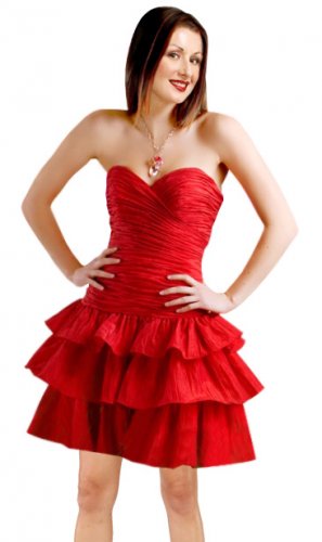 Fabulously  Frilly  cocktail  dress