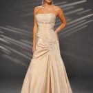 Formal  Champagne  evening  dress