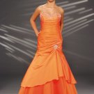 2010 Unique  satin  prom dress
