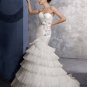 Ruching  Mermaid  wedding  dress