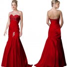 Sweatheart beaded  evening  dress