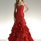 Sweatheart  ruching  prom  dress