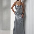 gorgeous  ruched  evening  dress