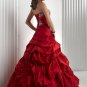 Beaded  ruching  prom  dress