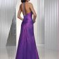 Halter  beaded  evening dress