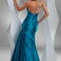 Lastest  one  shoulder  beaded  evning  dress