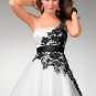 Gorgeous  Appliqued  lace  A-line Cocktail;  dress