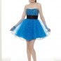 2011   Satin beaded  A-line  cocktail   dress
