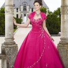 Fanstic  Flowers  Beaded  Sweatheart  Quinceanera  Dreess
