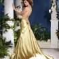 Gorgeous   V  Neck  Beaded  A-line  evening  dress