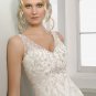 Fabulous  Deep  V  Neck  Embroidered  Mermaid wedding dress