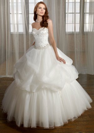 Designer  Princess Sweatheart  Beaded  wedding dress