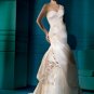 Amazing  Sweatheart  Appliqued  Lace  wedding dress