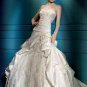Fashion  Sweatheart  Embroidered  lace  sweatheart  wedding dress