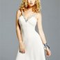 Halter V Neck beaded A-line cocktail dress