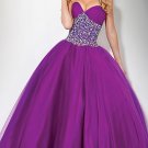 2012  Purple Sweatheart  Beaded  A-line  Prom  dress