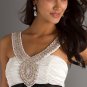 Short Halter Beaded cocktail dress