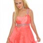 2012  Christmas  one  shoulder  beaded  short  cocktail  dress