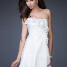 Strapless Necklone  simple  cocktail  dress