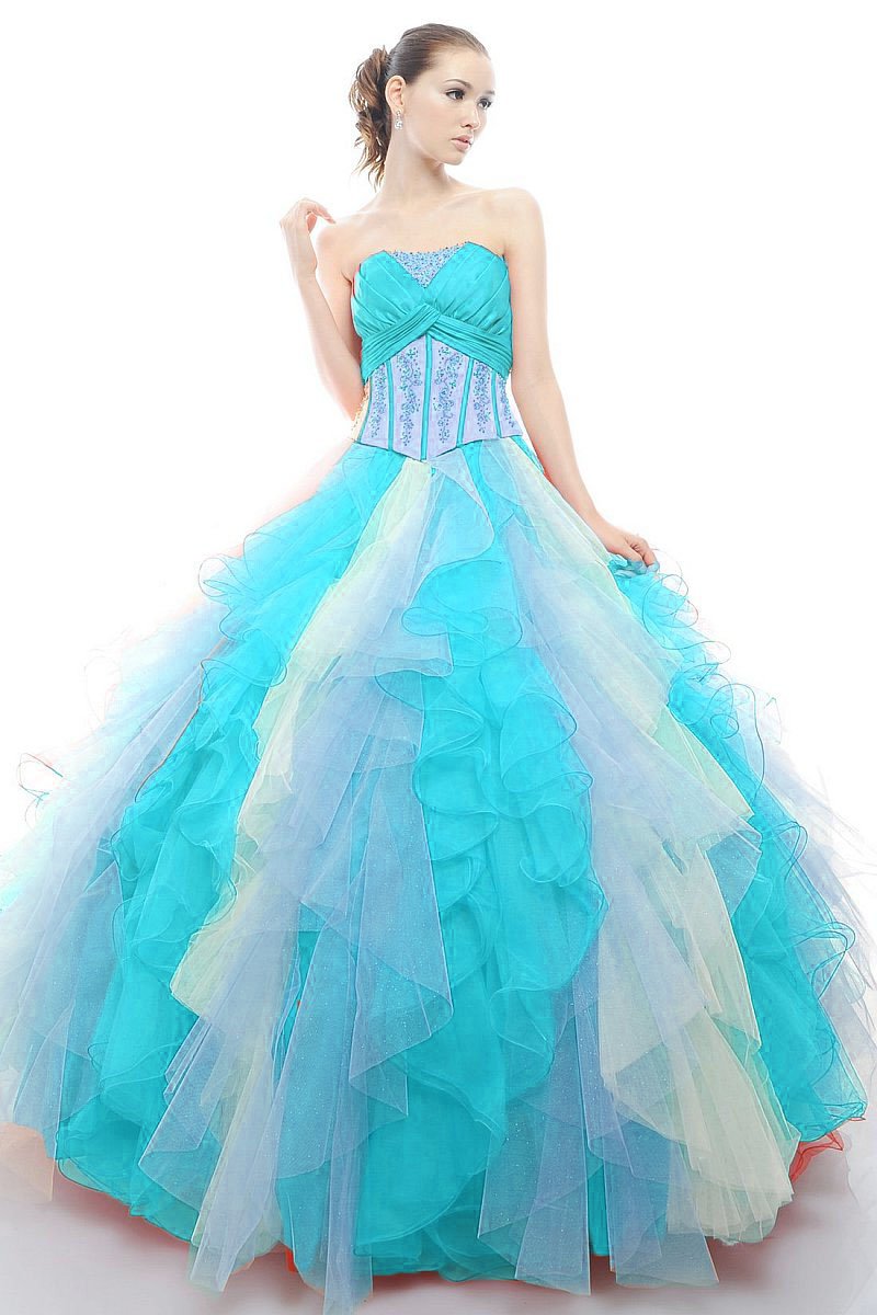 2012 Brand new Ball gown Strapless prom dress