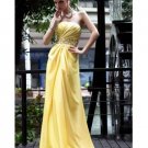 Silk-like Strapless Beading Floor-length Prom / Evening Dress