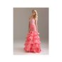 Sweetheart Beading Ruffle Floor Length Prom Dress