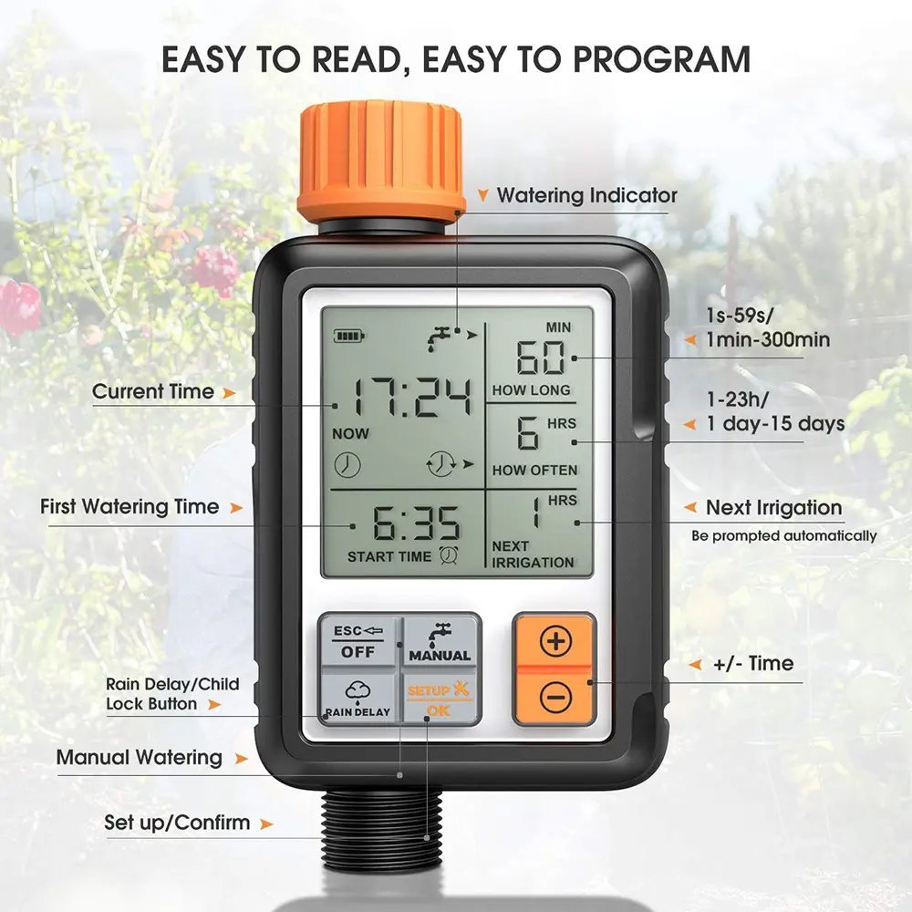 Waterproof Automatic Water Irrigation Timer