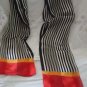 Echo Black on White Striped Scarf