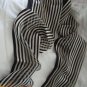 Echo Black on White Striped Scarf