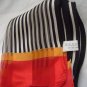 Echo Black on White Striped Scarf
