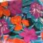 Large Rectangle Tropical Floral Print Scarf