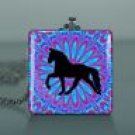 Very Unique Artisian Glass Pendant-Tenn Walker