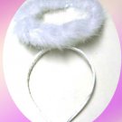 lovely feather angel headband for party gift white