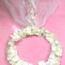 lovely headband for wedding party gift pink purple white rose